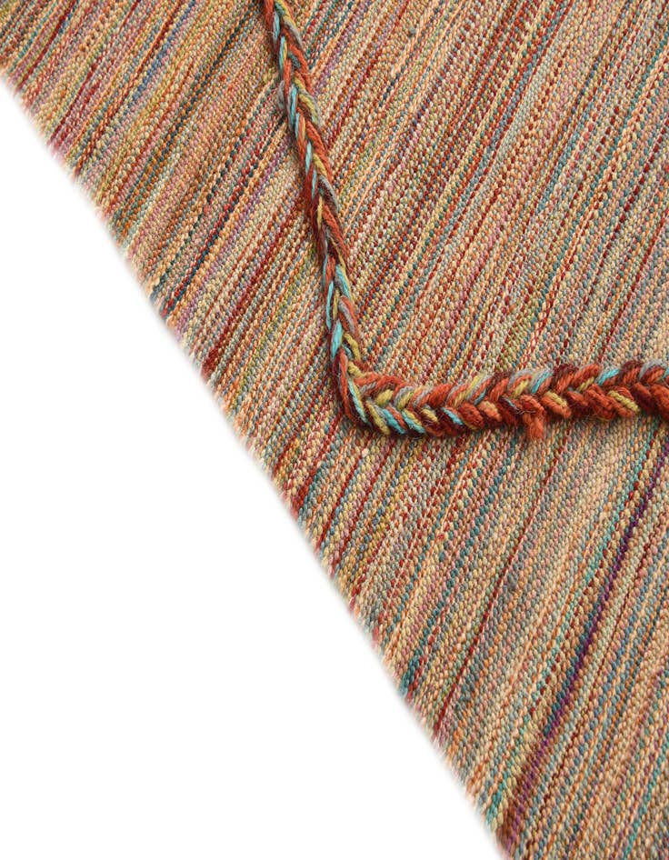 Detail image of  5' 6 x 7' 4  Hand Knotted Moroccan Wool Rug