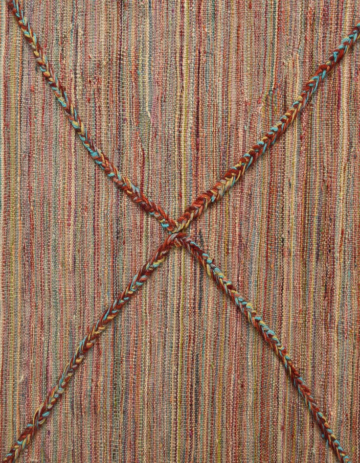 Detail image of  5' 9 x 7' 6  Hand Knotted Moroccan Wool Rug