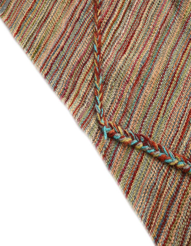 Detail image of  5' 4 x 7' 7  Hand Knotted Moroccan Wool Rug