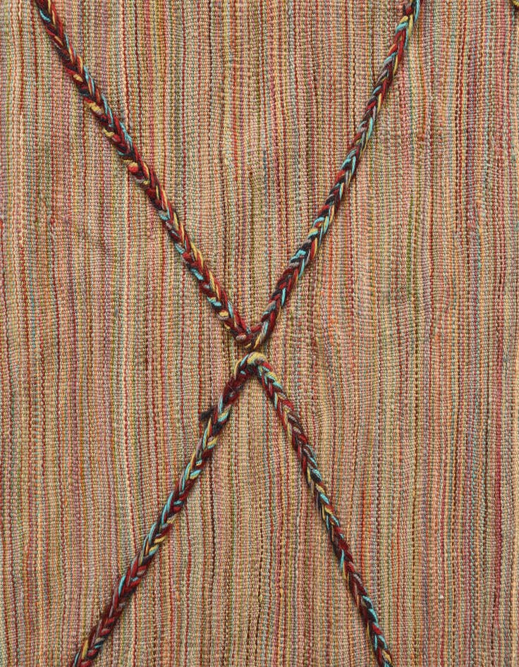 Detail image of  5' 6 x 7' 8  Hand Knotted Moroccan Wool Rug