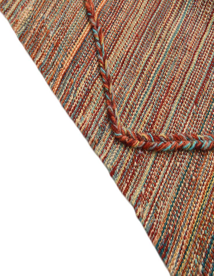 Detail image of  4' 11 x 6' 5  Hand Knotted Moroccan Wool Rug