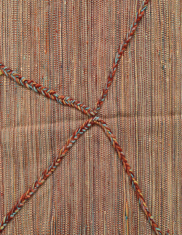 Detail image of  4' 11 x 6' 5  Hand Knotted Moroccan Wool Rug