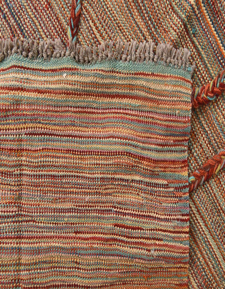 Detail image of  4' 11 x 6' 5  Hand Knotted Moroccan Wool Rug
