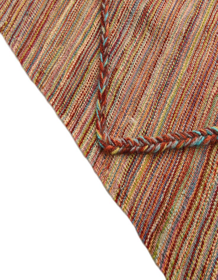 Detail image of  5' 8 x 7' 8  Hand Knotted Moroccan Wool Rug