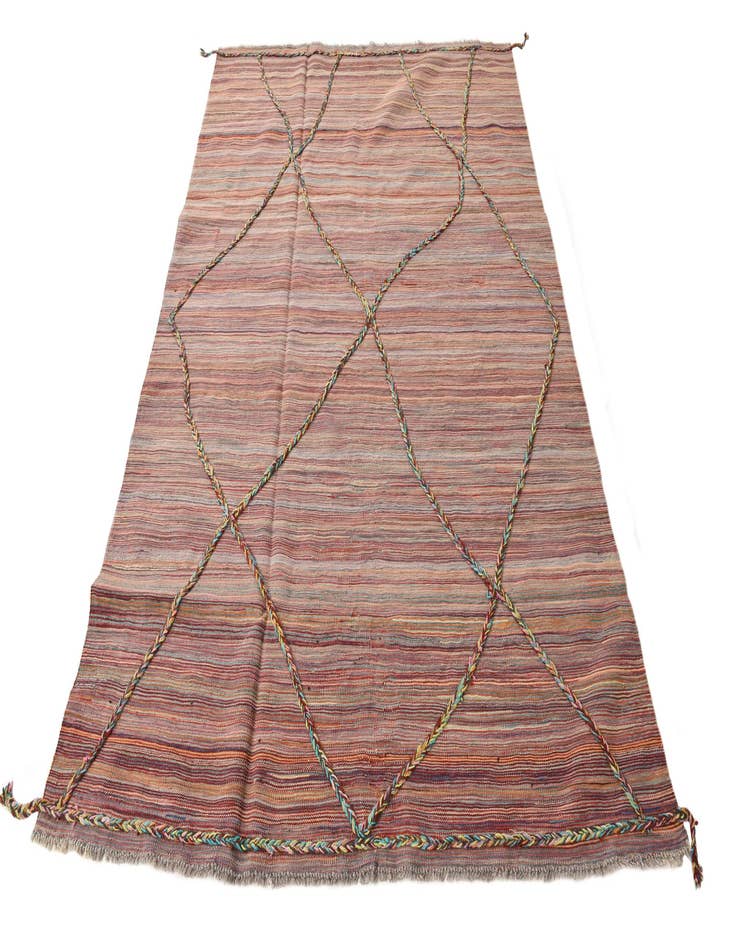 Detail image of  5' 5 x 8' 1  Hand Knotted Moroccan Wool Rug