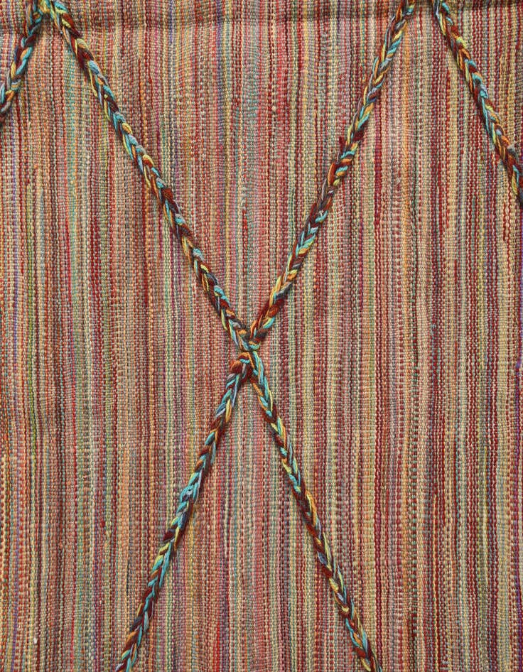 Detail image of  5' 3 x 7' 9  Hand Knotted Moroccan Wool Rug