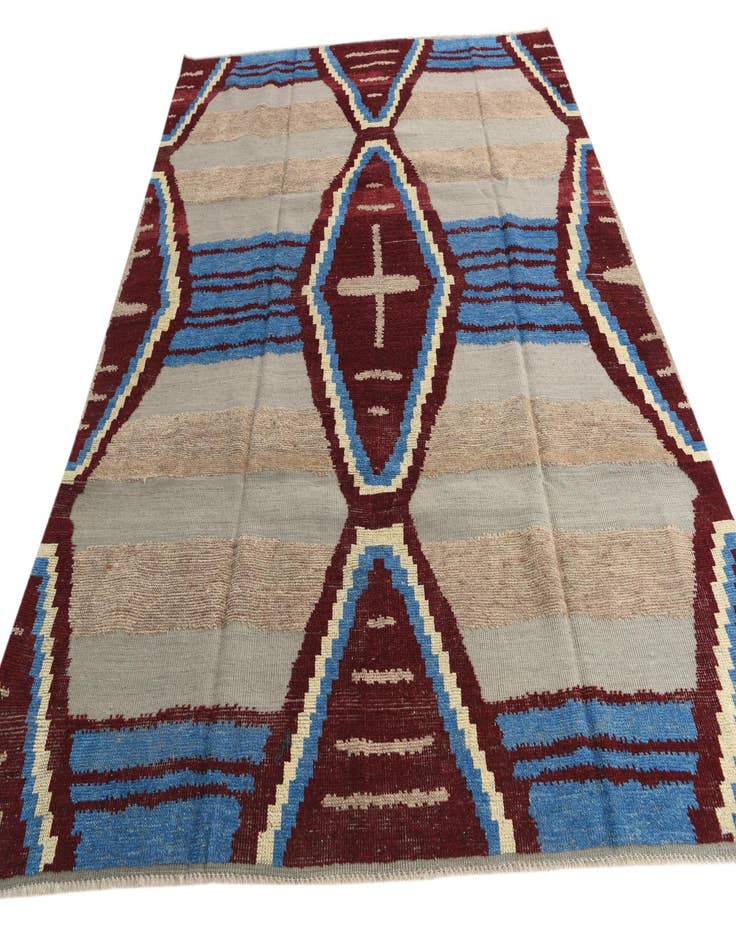 Detail image of  8' x 10' 2  Hand Knotted Moroccan Wool Rug