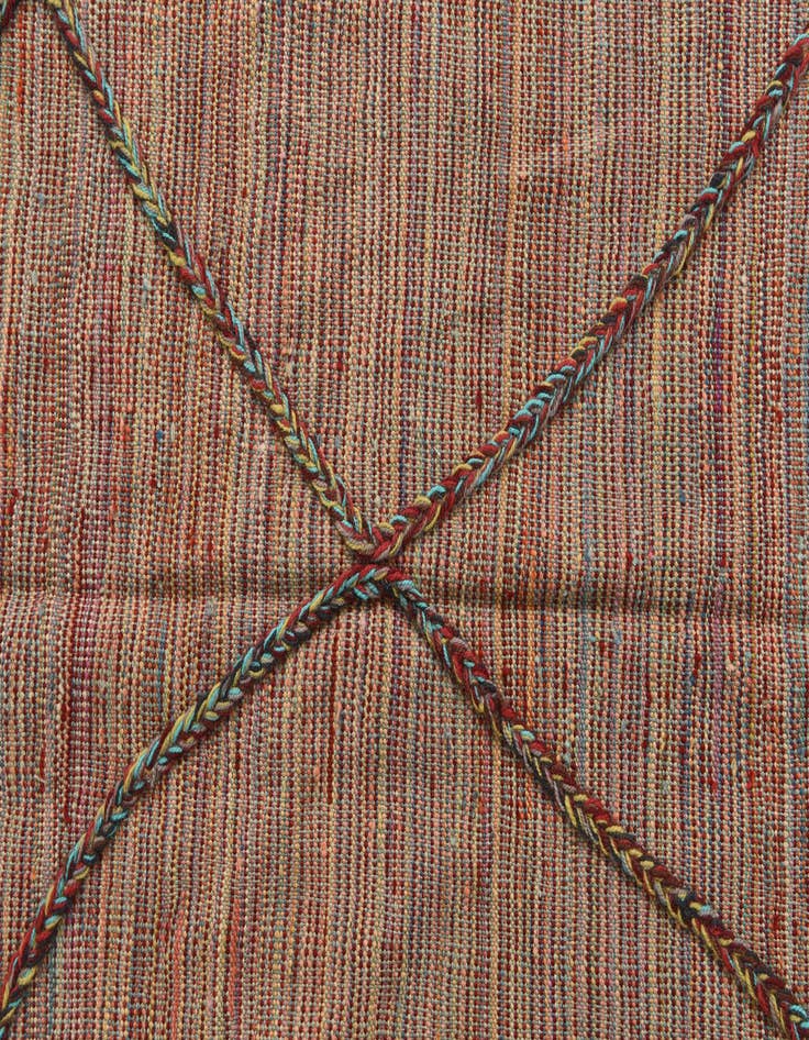 Detail image of  4' 10 x 6' 6  Hand Knotted Moroccan Wool Rug