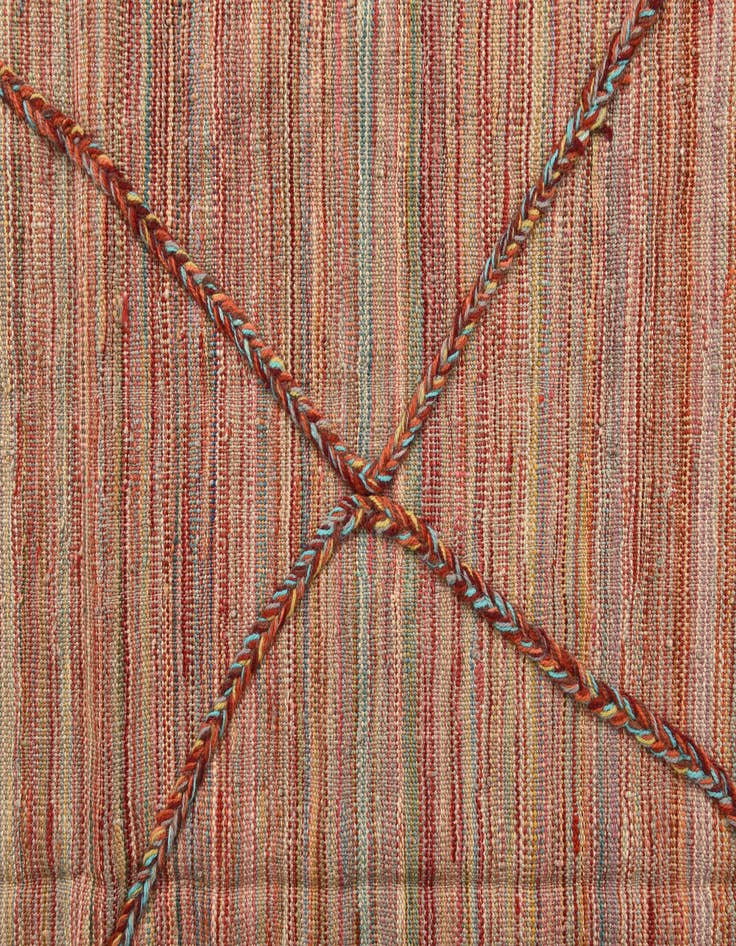 Detail image of  5' 7 x 7' 10  Hand Knotted Moroccan Wool Rug