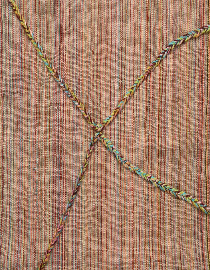 Detail image of  5' 9 x 7' 5  Hand Knotted Moroccan Wool Rug