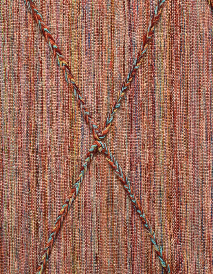 Detail image of  5' 3 x 8'  Hand Knotted Moroccan Wool Rug