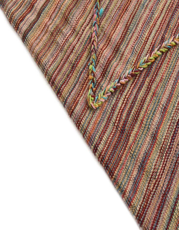 Detail image of  5' 4 x 7' 11  Hand Knotted Moroccan Wool Rug