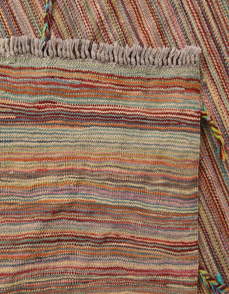 Detail image of  5' 4 x 7' 11  Hand Knotted Moroccan Wool Rug