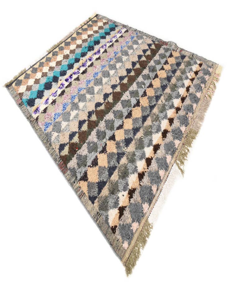 Detail image of  8' 2 x 10' 5  Hand Knotted Moroccan Wool Rug