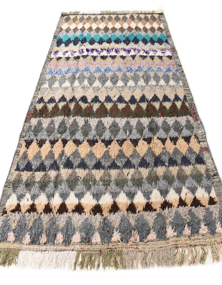 Detail image of  8' 2 x 10' 5  Hand Knotted Moroccan Wool Rug