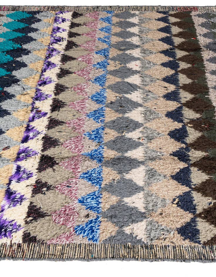 Detail image of  8' 2 x 10' 5  Hand Knotted Moroccan Wool Rug