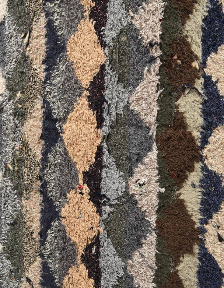 Detail image of  8' 2 x 10' 5  Hand Knotted Moroccan Wool Rug