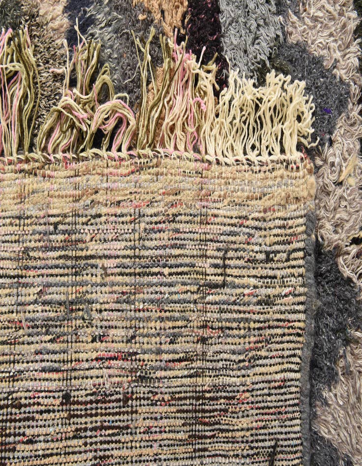 Detail image of  8' 2 x 10' 5  Hand Knotted Moroccan Wool Rug