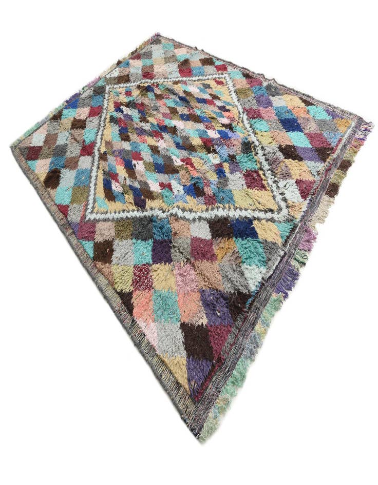 Detail image of  8' 3 x 10' 8  Hand Knotted Moroccan Wool Rug