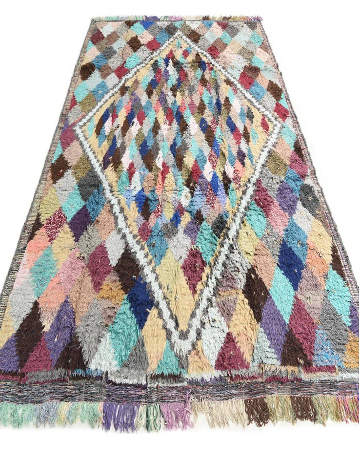 Detail image of  8' 3 x 10' 8  Hand Knotted Moroccan Wool Rug