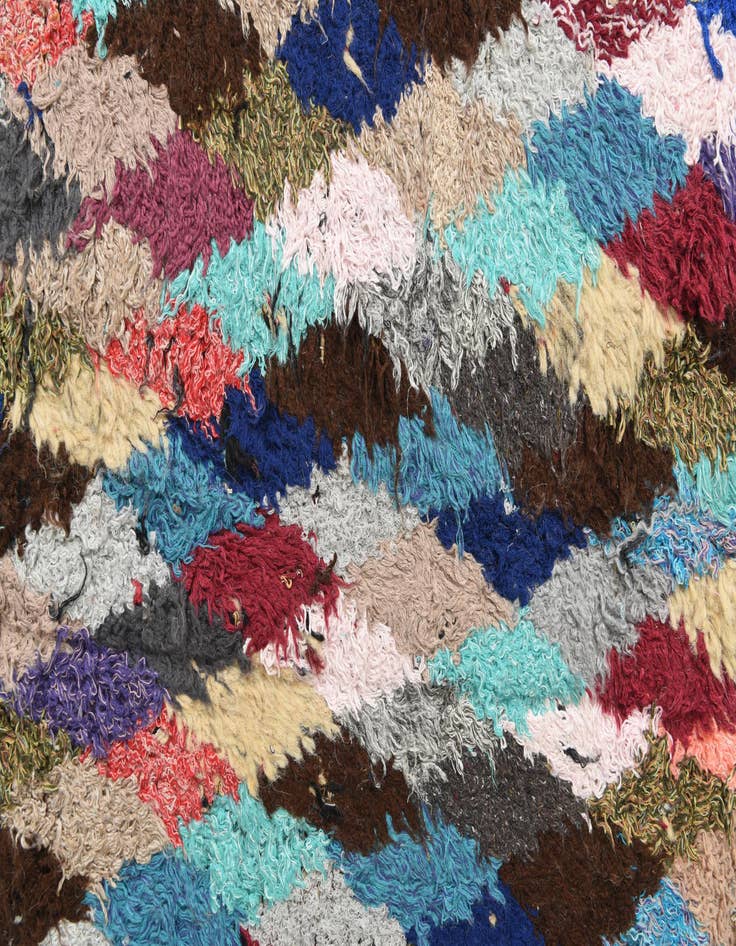 Detail image of  8' 3 x 10' 8  Hand Knotted Moroccan Wool Rug