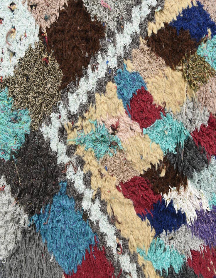 Detail image of  8' 3 x 10' 8  Hand Knotted Moroccan Wool Rug