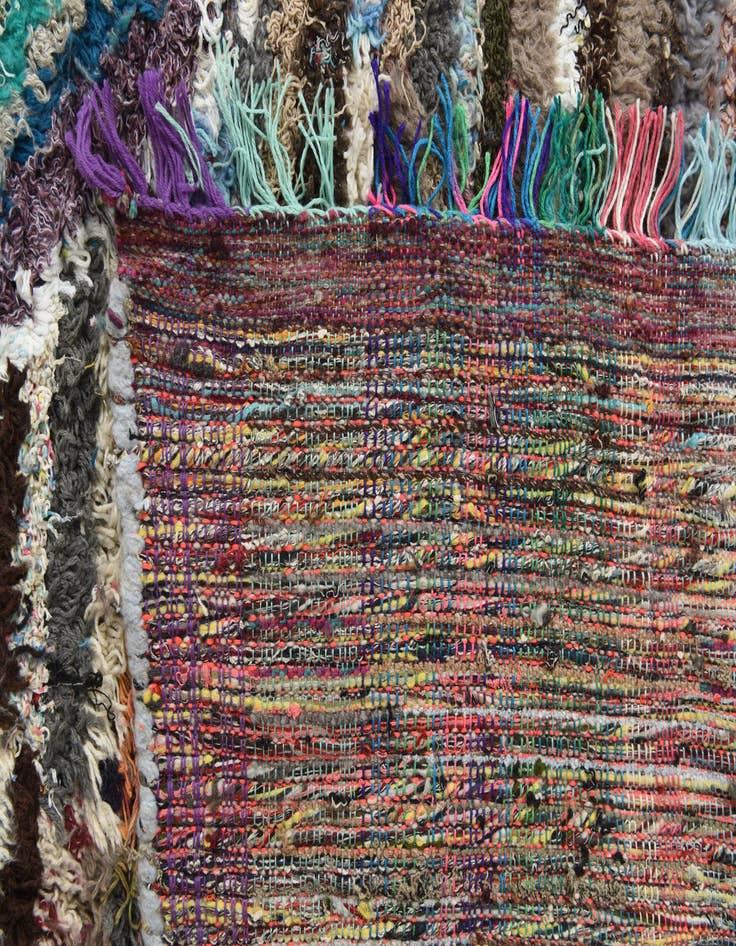 Detail image of  8' 1 x 10' 5  Hand Knotted Moroccan Wool Rug