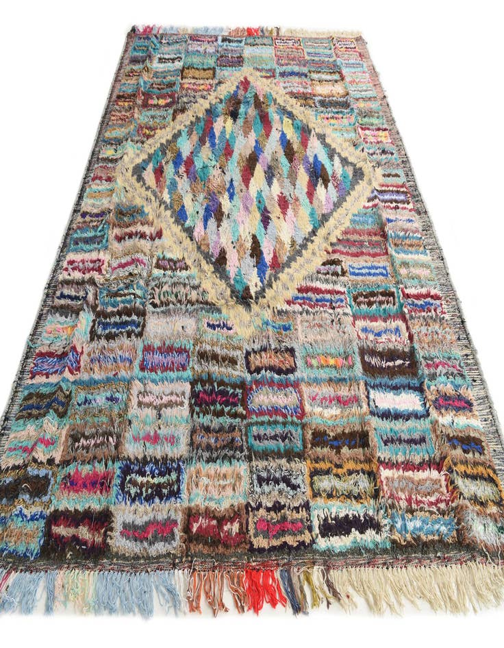 Detail image of  8' 2 x 10' 5  Hand Knotted Moroccan Wool Rug