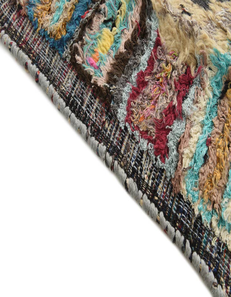 Detail image of  8' 2 x 10' 5  Hand Knotted Moroccan Wool Rug
