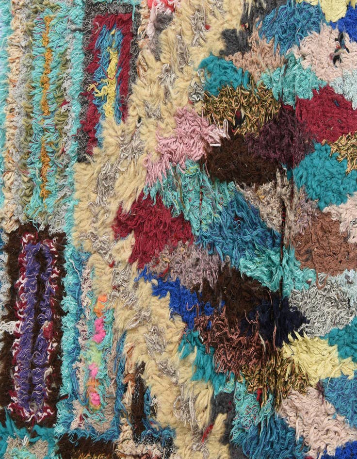 Detail image of  8' 2 x 10' 5  Hand Knotted Moroccan Wool Rug