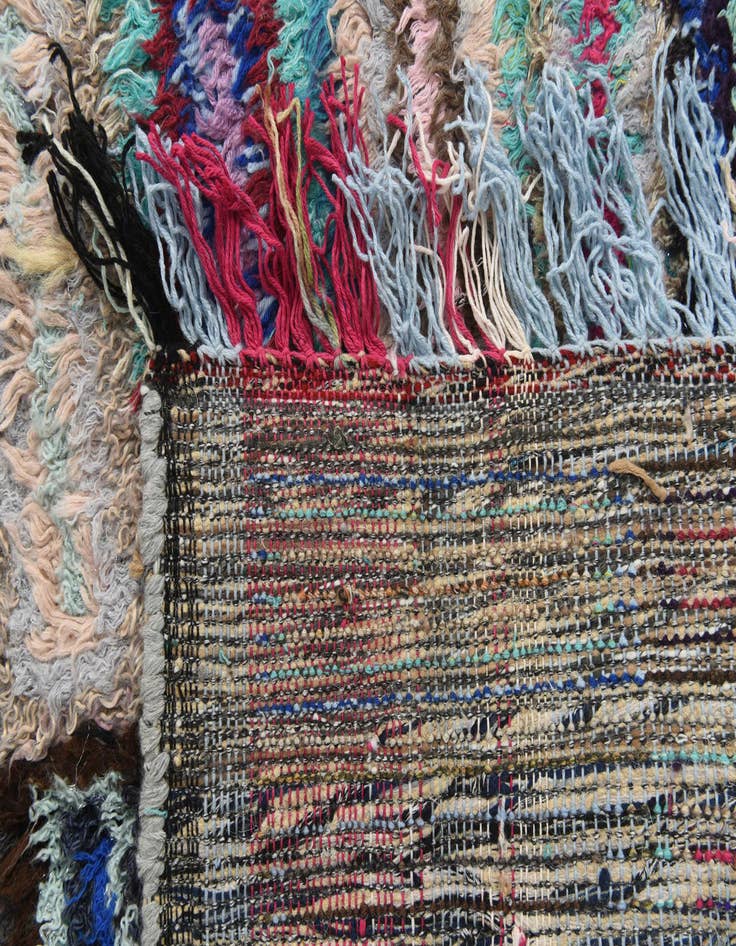 Detail image of  8' 2 x 10' 5  Hand Knotted Moroccan Wool Rug