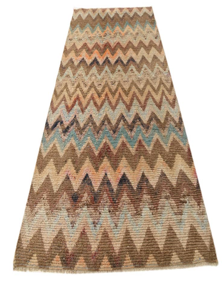 Detail image of  5' 10 x 9' 10  Hand Knotted Moroccan Wool Rug