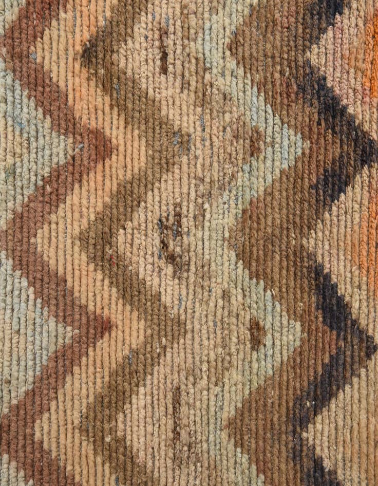 Detail image of  5' 10 x 9' 10  Hand Knotted Moroccan Wool Rug