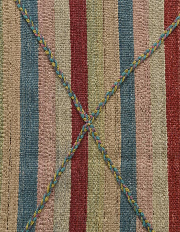 Detail image of  5' 7 x 7' 6  Hand Knotted Moroccan Wool Rug