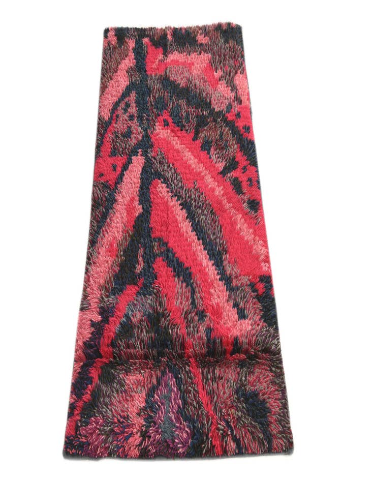 Detail image of  2' 5 x 4' 6  Hand Knotted Moroccan Wool Rug