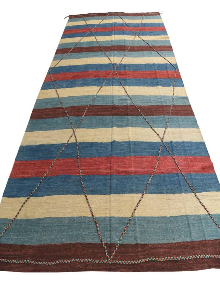 Detail image of  8' 9 x 13' 1  Hand Woven Moroccan Wool Rug