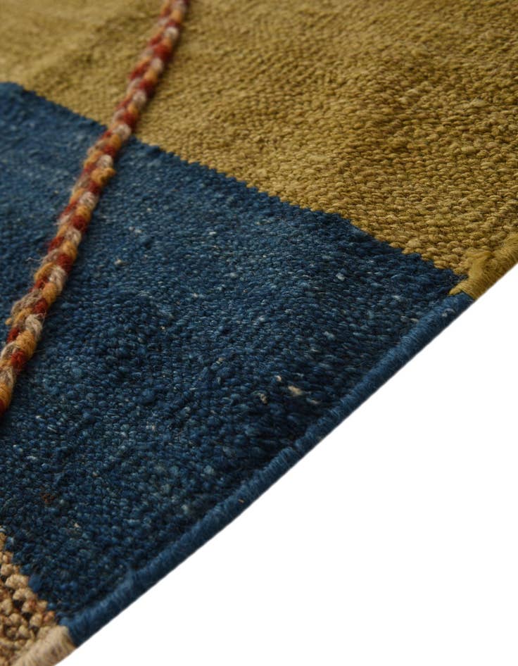 Detail image of  13' x 16'  Hand Knotted Moroccan Wool Rug