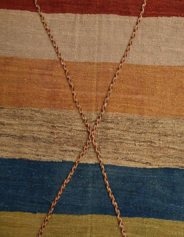 Detail image of  13' x 16'  Hand Knotted Moroccan Wool Rug