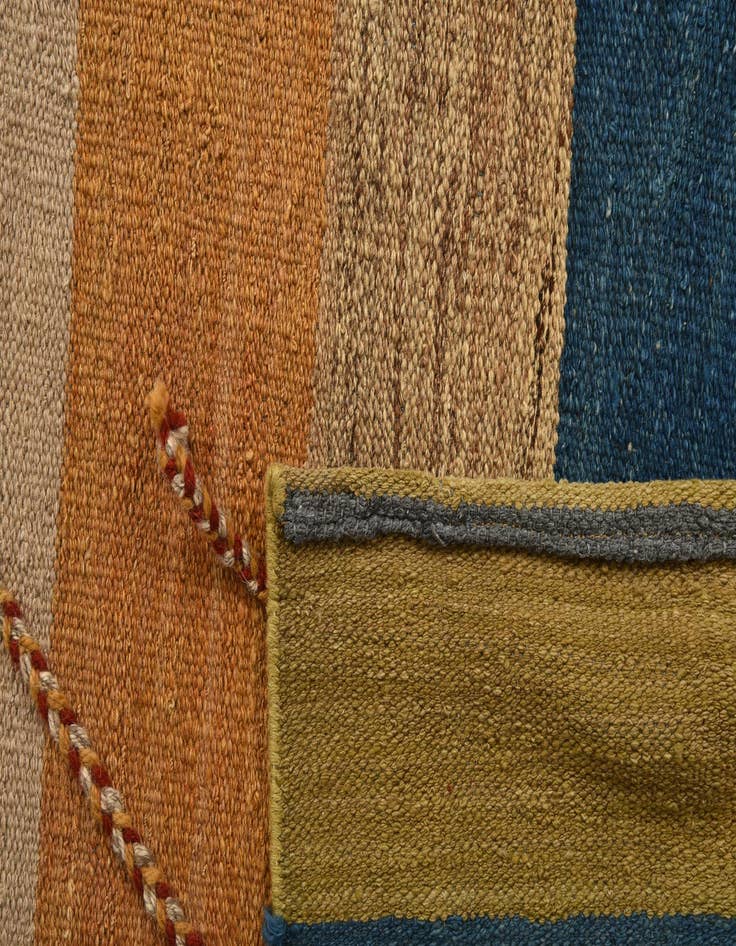 Detail image of  13' x 16'  Hand Knotted Moroccan Wool Rug