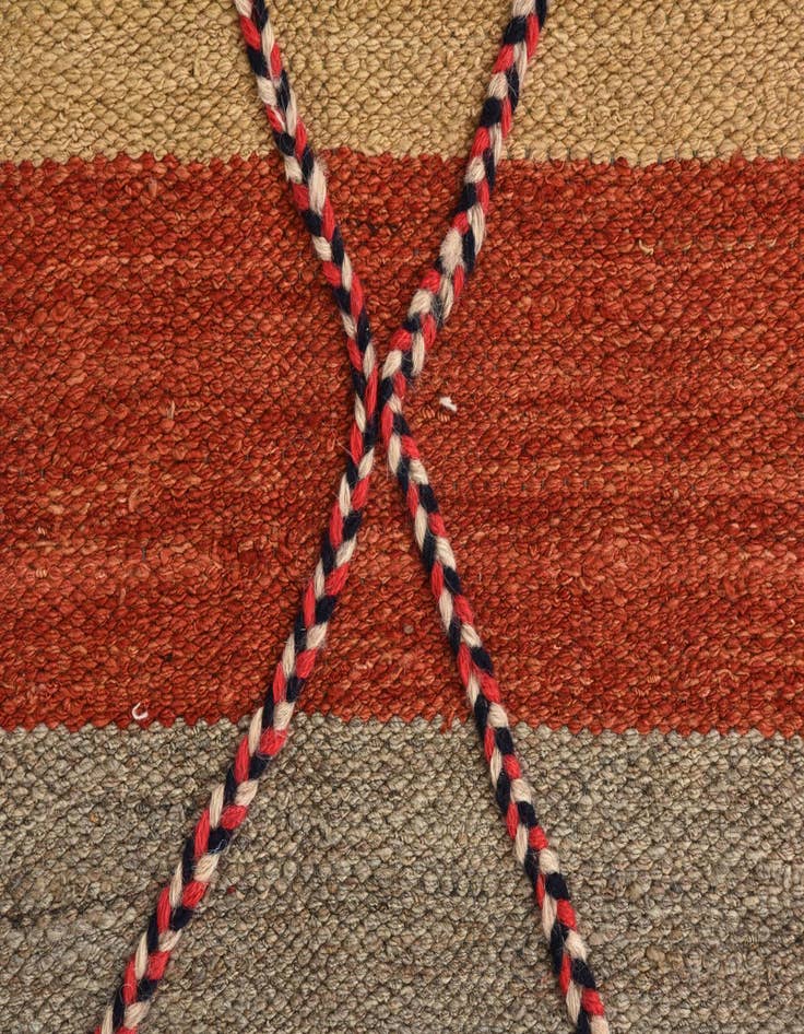 Detail image of  7' 2 x 11' 4  Hand Knotted Moroccan Wool Rug