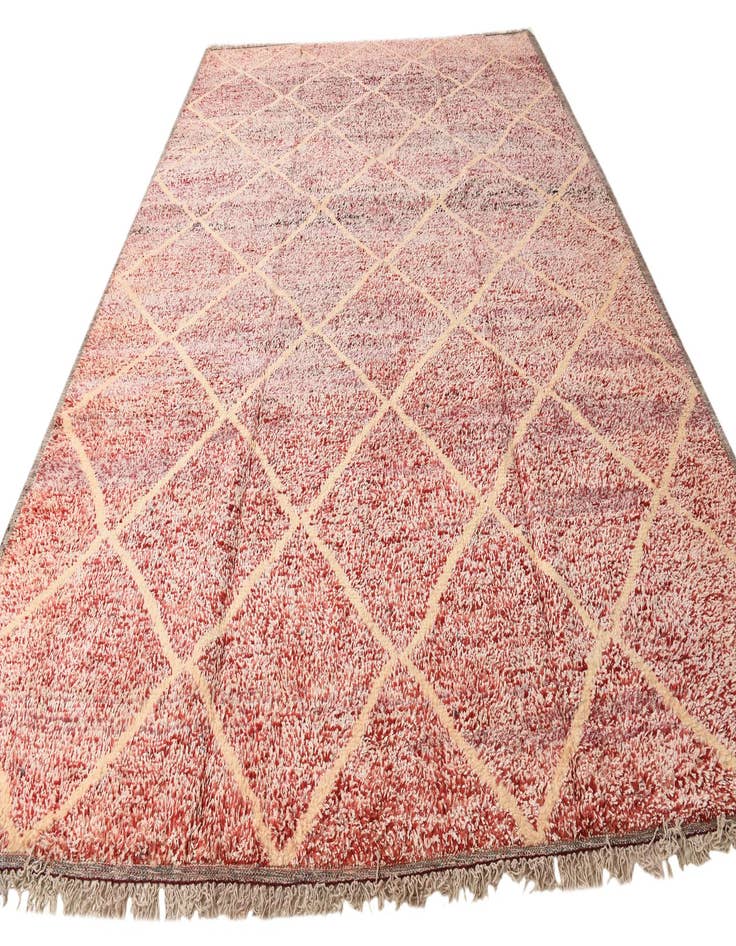 Detail image of  10' 5 x 14' 3  Hand Knotted Moroccan Wool Rug