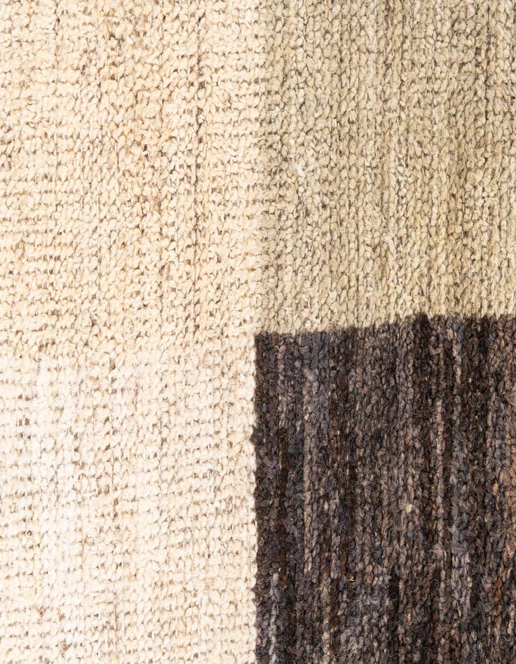 Detail image of  5' 2 x 7'  Hand Knotted Moroccan Wool Rug