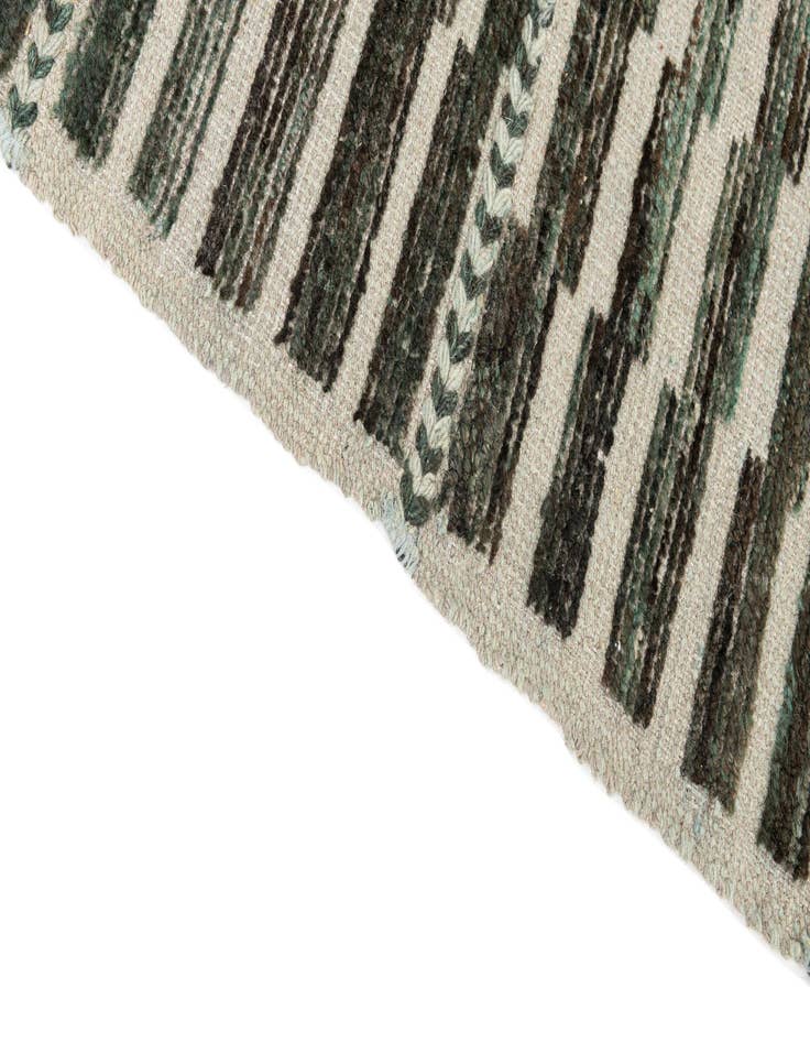 Detail image of  5' 8 x 8' 4  Hand Knotted Moroccan Wool Rug