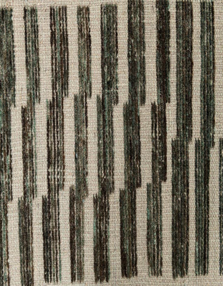 Detail image of  5' 8 x 8' 4  Hand Knotted Moroccan Wool Rug
