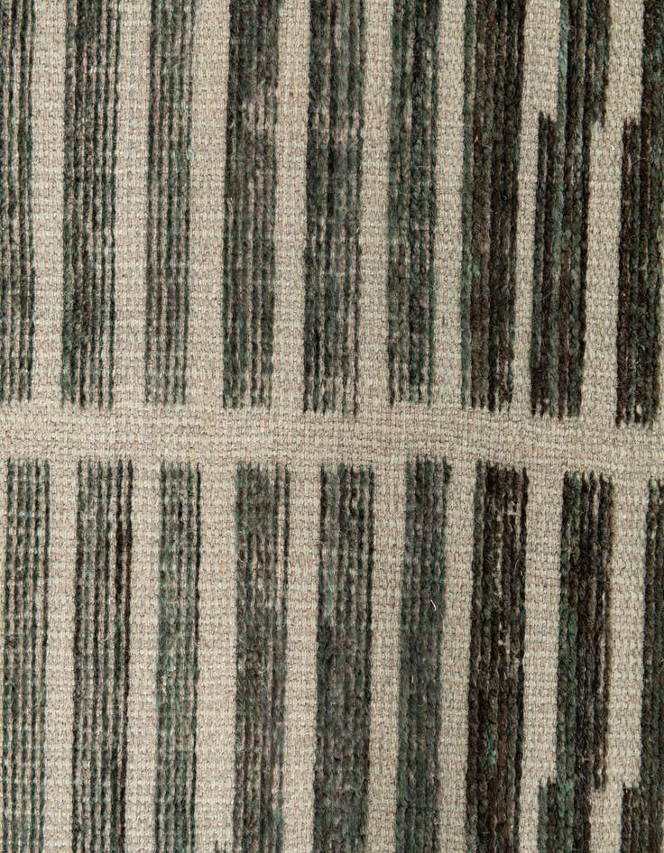 Detail image of  5' 8 x 8' 4  Hand Knotted Moroccan Wool Rug