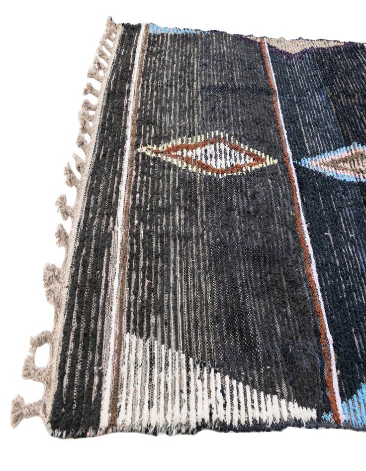 Detail image of  4' 2 x 6' 4  Hand Knotted Moroccan Wool Rug