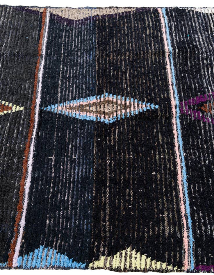 Detail image of  4' 2 x 6' 4  Hand Knotted Moroccan Wool Rug