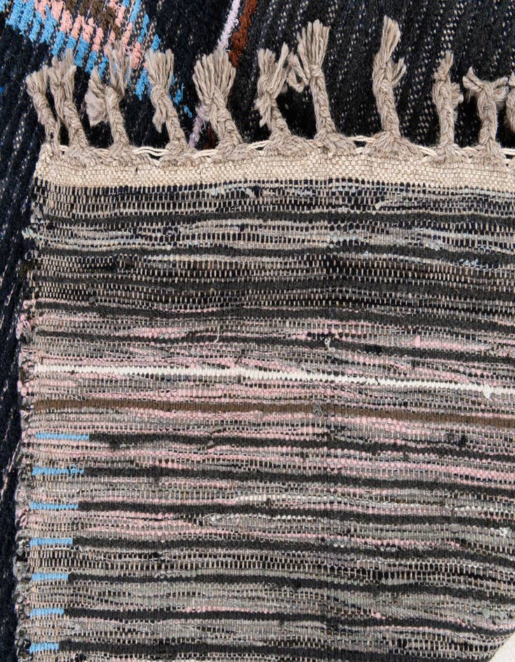Detail image of  4' 2 x 6' 4  Hand Knotted Moroccan Wool Rug