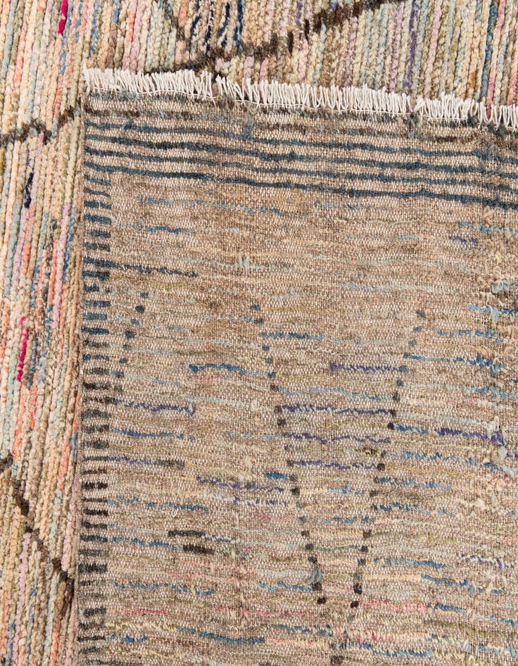 Detail image of  9' 7 x 11' 5  Hand Knotted Moroccan Wool Rug
