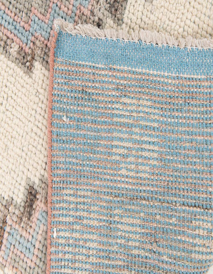 Detail image of  6' x 9' 8  Hand Knotted Moroccan Wool Rug